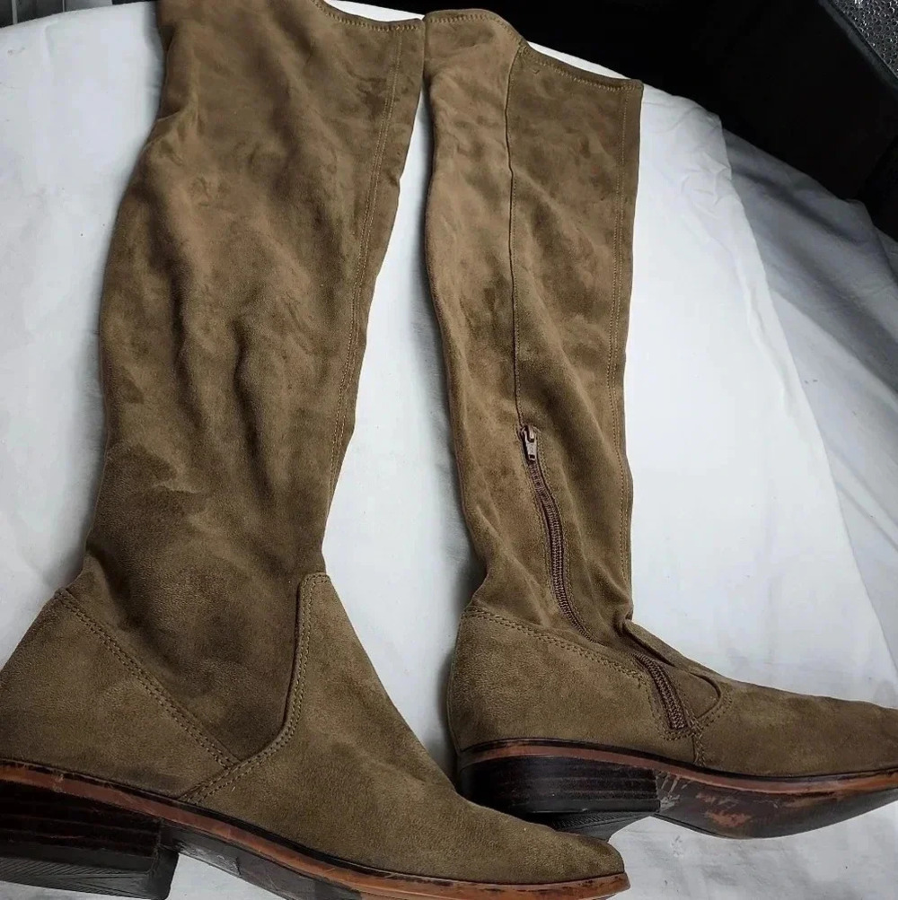 Aldo Womens Boots Brown Suede Size 7.5 - Picture 1 of 10